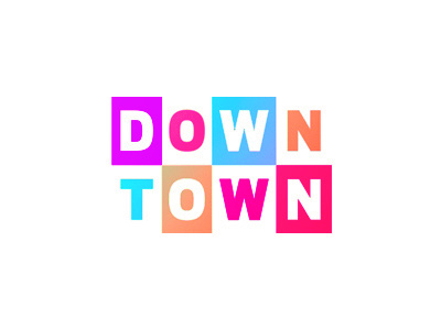 DownTown club / pub / bar logo design bar central club colorful downtown for sale logo logo design metropolitan modern pub venue wordmark