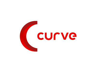 Curve animation studio logo design 3d animation c curve folded games gaming letter mark monogram logo logo design optical illusion studio tv