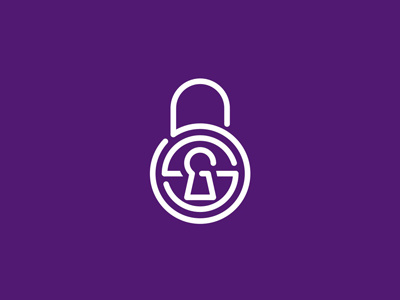SSG / security / padlock / locker lock / monogram