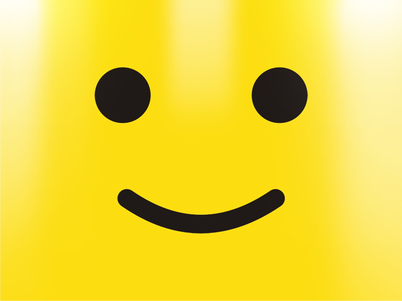 LEGO minifigure head by Alex Tass, logo designer on Dribbble