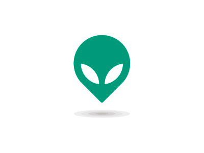Alien locator / alien travels / map pin pointer
