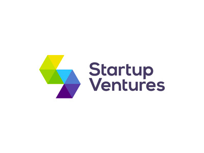 Startup Ventures logo design arrows customized type directions geometry identity design branding letter mark monogram logo logo design market marketing newly established business s startups start ups start ups triangles v ventures