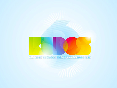 TBT: Kudos Beach logo design beach bar club clubbing colorful logo logo design open air parties party wordmark