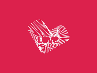 Love Festival logo design