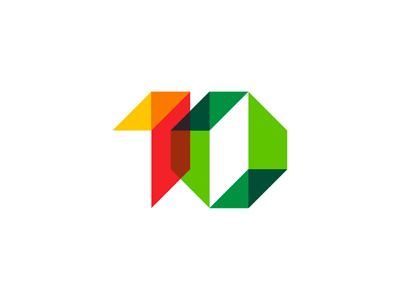 10 / 1+0 / 1+O logo design symbol 0 1 10 binary china chinese asia colorful geometric interactive letter mark monogram logo logo design numbers o traceability