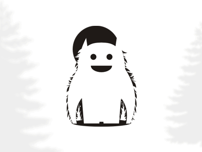 Animation [GIF] monster / beast symbol variations beasts characters china chinese asia friendly happy yeti logo logo design mascot monsters smiling smile symbol icon mark wild animals