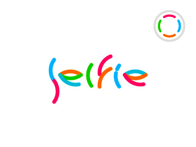 Selfie video social network logo design app colorful eye interactive visual content logo logo design monogram photography s selfie social network app video
