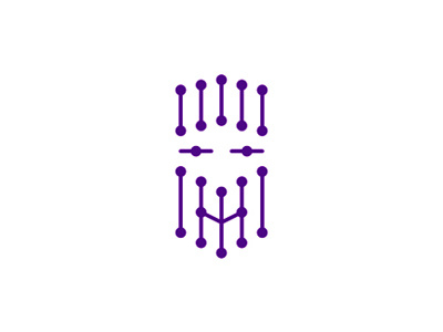 Artificial intelligence AI IT assistant logo design symbol