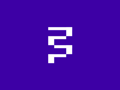 FS digital monogram logo design symbol abstract digital f fs letter mark letter mark monogram logo logo design monogram s sf symbol icon