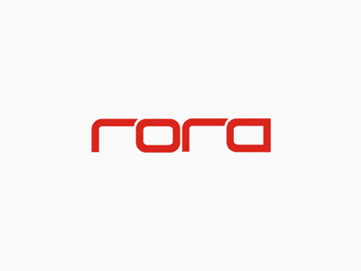 rora records label logo design