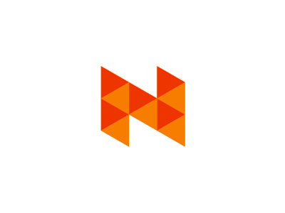 N, geometric letter mark / logo design symbol