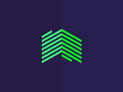 BP homes, monogram logo design symbol