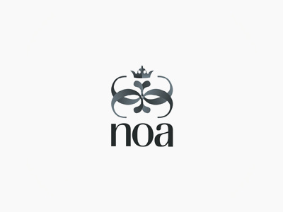 Noa glam club logo design