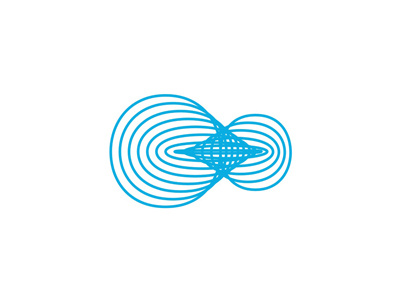 Momentum loop, logo design symbol
