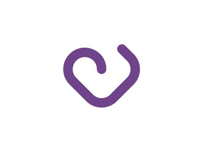 E + A + heart, events logo design symbol / monogram
