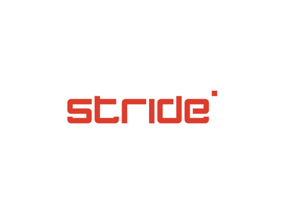 Stride, in game digital advertising agency logo design