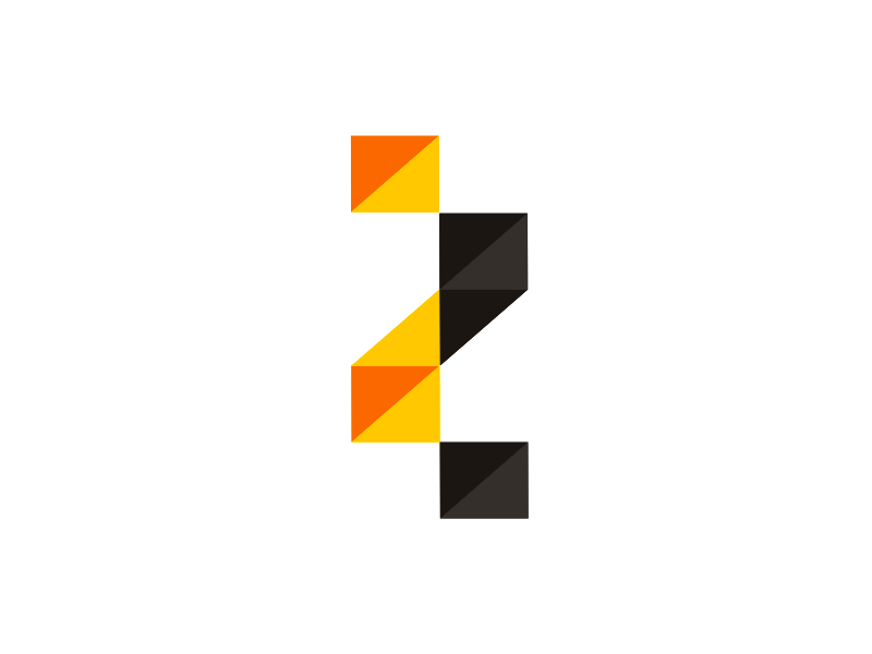 Z letter mark / AZE monogram / logo design symbol [GIF] a animated animation gif architecture aze e engineering geometric triangles letter mark monogram logo logo design symbol mark icon z