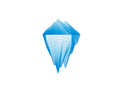 Iceberg logo design symbol