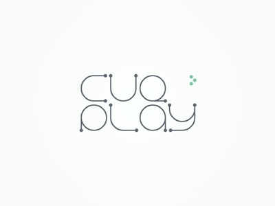 cue play logo design brand branding colorful creative cue custom design dj djing electronic house identity logo logo design logo designer logotype music parties party play players tools type typographic typography