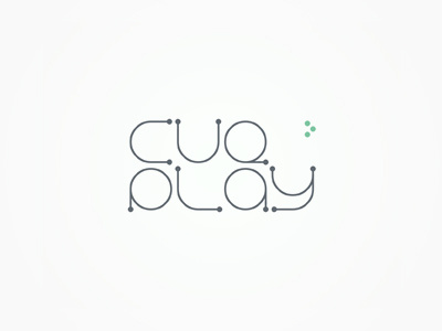 cue play logo design