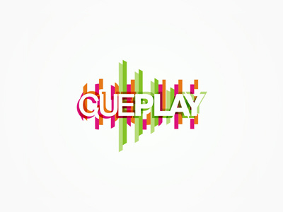 cue play logo design