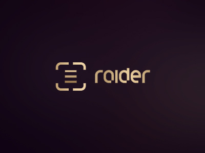 raider, clubbing / electronic music events organizer logo design