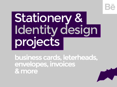 Stationery & Identity design projects @ Behance