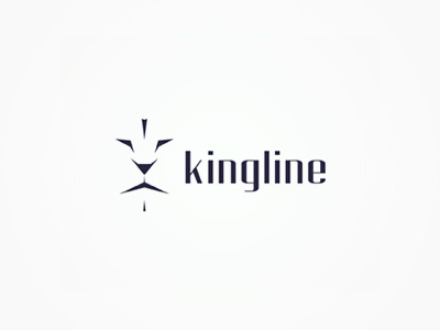 Kingline experimental logo design