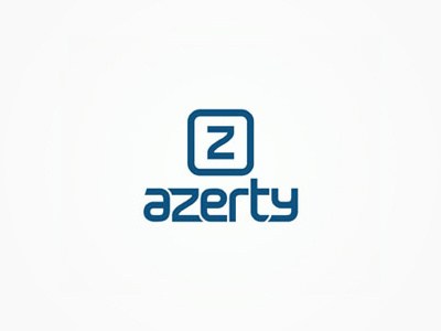 Azerty - online pc and electronics shop - logo design azerty components creative design electronics key keyword letter mark monogram logo logo design logo designer logotype online pc sell store type typographic typography z