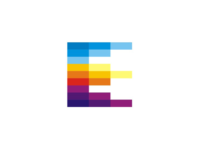 E letter mark: events, schedule calendar, crown, logo icon