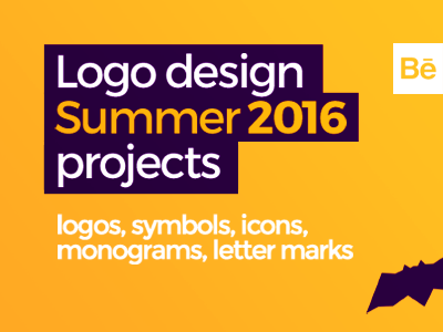 LOGO DESIGN projects, summer 2016 @ Behance