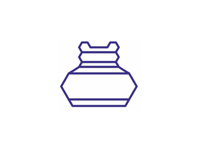 Geometric hippopotamus logo design symbol [GIF]