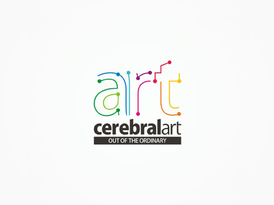 CerebralArt advertising agency logo design