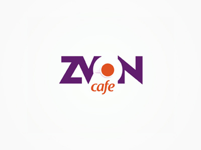 Zvon cafe logo design bar brand branding cafe colorful creative custom made design grill identity logo logo design logo designer logotype pub type typographic typography wordmark zvon