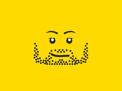 LEGO 'self portrait' :) adult fan of lego afol beard bearded hobby hobbies holidays illustration lego minifigures head sigfig signature minifig