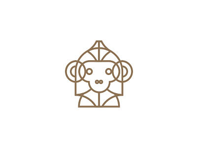 Drawing a monkey logo design symbol, 30 variations GIF ai ape artificial intelligence business clever elearning evolution face head helmet flat 2d geometric fun intelligent creature learning line art outlines logo logo design machine modern abstract monkey primate vector icon mark symbol wild animals