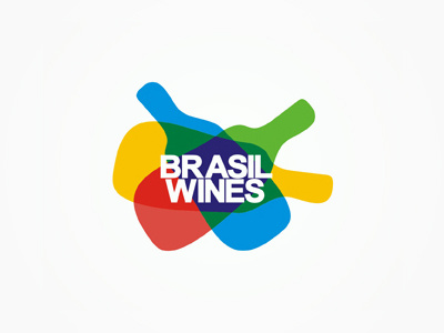 Brasil Wine, experimental logo design bottles brand branding brasil colorful colors creative custom custom made design dribbble identity logo logo design logo designer logotype playoff type typographic typography wine