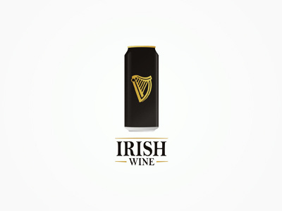 Irish 'Wine', experimental logo design