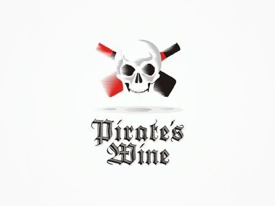 Pirate's Wine, experimental logo design
