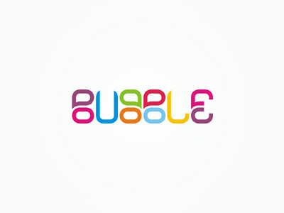 Bubble, PR and electronic music events agency, logo design