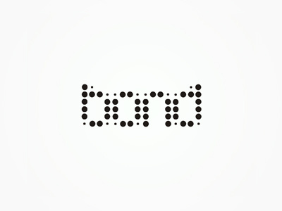 bond experimental logo design