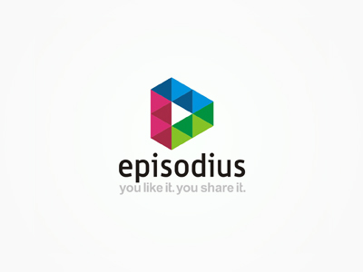 Episodius video marketing / advertising agency logo design advertising agency brands campaigns colorful creative design episodius icon mark symbol logo logo design logo designer logotype marketing online play rebranding redesign top video