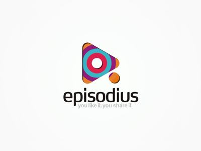Episodius video marketing / advertising agency logo design advertising agency brands campaigns colorful creative design episodius icon mark symbol logo logo design logo designer logotype marketing online play rebranding redesign top video