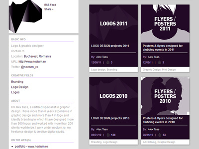 Behance profile. Rebound?