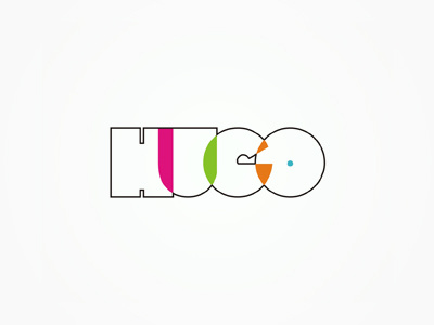 Hugo experimental / concept logo design brand branding colorful concept creative custom made design experimental hugo hugo boss identity logo logo design logo designer logotype type typographic typography wordmark work