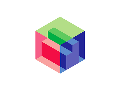 Letter D + cube for a 3D scanner, isometric logo design symbol 3d a ai architecture artificial intelligence colorful cube d flat 2d geometric isometric letter mark monogram logo logo design rgb scanner vector icon mark symbol