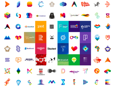 10 Years, 100 Logos, selected works by Alex Tass, logo designer - Dribbble