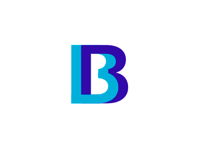 BB / double B monogram, logo design symbol b bb blockchain flat 2d geometric letter mark logo logo design loop monogram perspective playful vector icon mark symbol