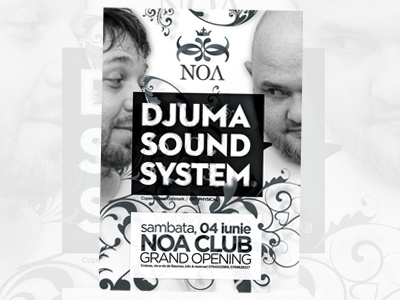 Djuma Soundsystem poster design