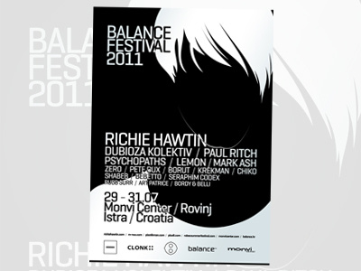 Richie Hawtin poster design